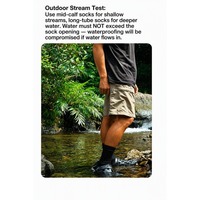 Chaussettes de randonnée unisexes personnalisées OEM, imperméables, à membrane 3 couches, séchage rapide, respirantes, anti-abrasion, pour la pêche, le ski et les sports.