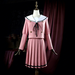 Robe de cosplay anime Kaoru pour femme, uniforme scolaire rose de marin en polyester, été 2025, costume de jeu de rôle transfrontalier - Product Image 1