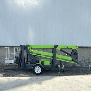 Plataforma Elevadora Remolcable <span class=keywords><strong>de</strong></span> 30 y 60 pies con Alimentación Hidráulica por Batería para Pintura en Paredes Altas, Tipo Cherry Picker - Product Image 6