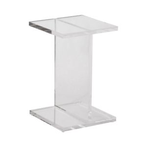 Tavolino Moderno in Acrilico per Piccoli Spazi, Comodino Decorativo e Espositore - Product Image 2
