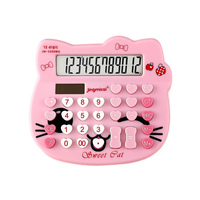 Nouvelle calculatrice de bureau miniature à 12 chiffres, portable, à boutons, mignonne, de style japonais, pour filles
