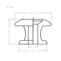 Boutons de sangle de guitare à tête plate pour ukulélé de guitare électrique classique acoustique
