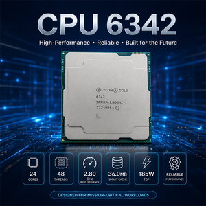 Procesador Xeon Gold 6342 de Alta Calidad con Tecnología de Selección de Velocidad, 24 Núcleos, 16 Subprocesos, 2.8GHz, FCLGA4189, Grado Empresarial para Servidor - Product Image 1