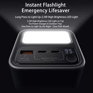 Banco de Energía Portátil de Alta Capacidad de 50,000 mAh y 100 W con Carga Rápida para Teléfonos Inteligentes y Computadoras Portátiles - Product Image 4