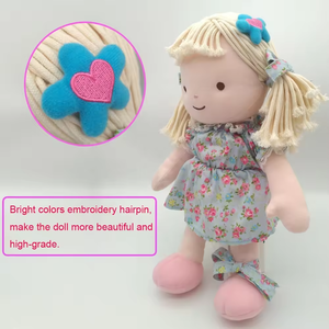 Custom Soft Baby Plush Rag <strong>Doll</strong> Cute Girl <strong>Dolls</strong> Stuffed <strong>Doll</strong> Factory Manufacture - Product Image 5