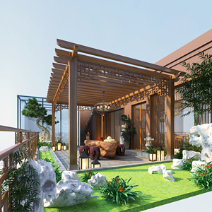 Arbre à vigne commercial <span class=keywords><strong>en</strong></span> aluminium, finition poudrée blanche, moderne, grande taille, support de grimpement extérieur pour jardin et terrasse - Product Image 6