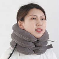 Oreiller gonflable de soutien cervical réglable à trois couches pour traction complète du cou, coussin d'air confortable – Meilleure vente