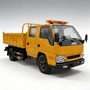Camion benne léger 4x2 de 3 tonnes, nouveau moteur diesel pour le transport de sable et de gravier dans la construction et l'exploitation minière - Product Image 1