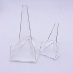 New Style clear Acrylic Plastic Adjustable <strong>Medal</strong> Souvenir Disc Coins <strong>Display</strong> Stands Easel Plexiglass Small Knives Holders Rack - Product Image 4