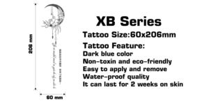 Tatuaje Temporal Semipermanente para el Pecho, Diseño Artístico Corporal a Prueba de Agua para Mujeres - Product Image 2