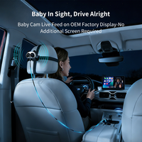 Adaptateur Portable Universel OEM Smart Carplay Bluetooth 5.4 USB-C/USB-A pour Caméra de Voiture et Surveillance Bébé Siège Arrière – Garantie 1 An