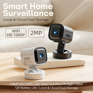 Cámara de Seguridad Inteligente IP <span class=keywords><strong>HD</strong></span> 1080P CWISION, Monitor para Bebés, Cámara de Vigilancia Interior Inalámbrica <span class=keywords><strong>WIFI</strong></span> <span class=keywords><strong>HD</strong></span> <span class=keywords><strong>Mini</strong></span> con Visión Nocturna - Product Image 5