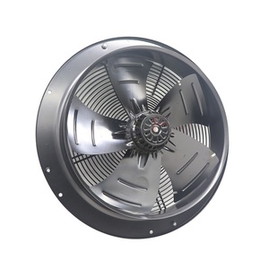 Ventilador axial AC ebm-papst W4E400-CP02-71 para ventilación HVAC y enfriamiento de condensadores, alta eficiencia, flujo de aire industrial duradero. - Product Image 1