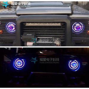 Flare <b>Star</b> Electronic 7 Inch <b>Led</b> Headlight 6000K 12V Universal Retrofit Upgrade - Product Image 2