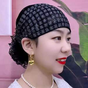 GEERDENG <span class=keywords><strong>Vente</strong></span> Chaude Casquettes Ethniques Africaines Nigérianes Populaires Dorées Turban Perles Chapeau Torsadé en Satin de Soie pour Femmes Musulmanes - Product Image 4