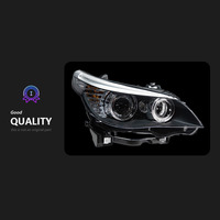 Kit de phares projecteurs LED Angel Eyes pour BMW Série 5 E60 E61 2003-2010, clignotants DRL, plug and play, pièces auto