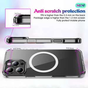 Hd Trong Suốt Rõ Ràng Trường Hợp Điện Thoại Cho Iphone 16 16 Cộng Với 16Pro 16Promax Loạt Với Mạnh Mẽ Từ Tính - Product Image 3