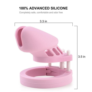 Sexbay nhà máy bán hàng trực tiếp y tế Silicone Trinh khóa điều chỉnh có thể khóa dương vật lồng nam vòng đồ chơi vài lồng - Product Image 3