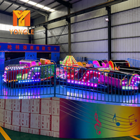 Manège Musical Express Himalaya pour Enfants, Attraction de Parc à Thème Rotative à 360 Degrés pour Extérieur