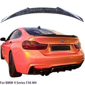 สปอยเลอร์หลังคาร์บอนไฟเบอร์ทรง M4 สำหรับรถยนต์ BMW ซีรีส์ 4 F36 4 ประตู รุ่นครูเป้ ปี 2014-2019 - Product Image 1