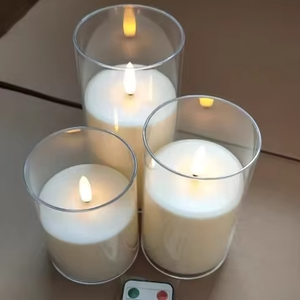 Wholesale <b>Lights</b> Electronic Candles LED Candle Decorationscandles Complete Set of Remote Control <b>Timers</b> Christmas and Wedding - Product Image 1