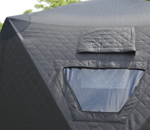 Tente de pêche sur glace à pneu canadien, grand espace, Portable, hiver, isolée, matelassée, Pop-up - Product Image 4
