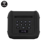 Enceinte portable sans fil Diamond Speaker Factory double 6,5 pouces avec lumière LED RGB pour fêtes et karaoké en extérieur