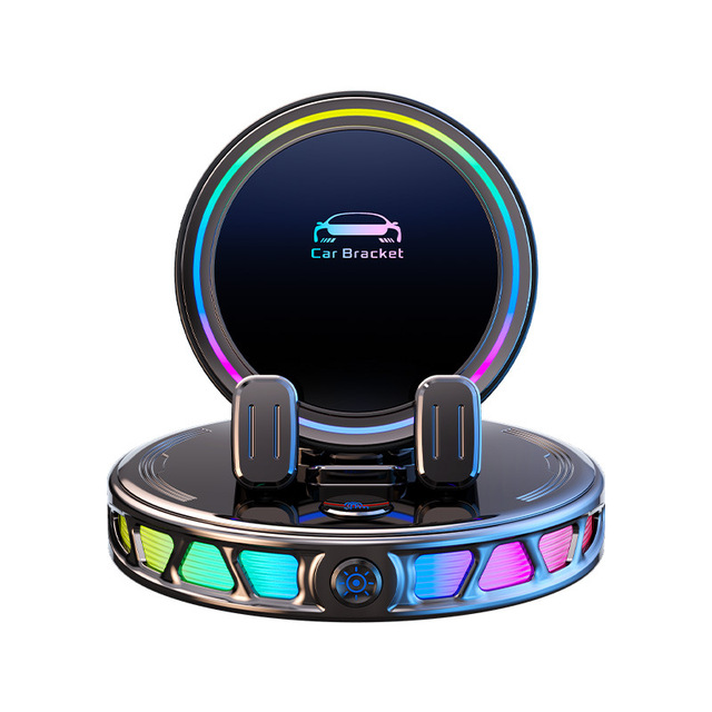 15W Fast Wireless Charging Car Dashboard Phone Holder,360° Rotatable Hands-free Electric Phone Holder