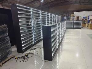 Estantes de Metal para Cigarrillos, Estante de Exhibición de Tabaco con Empujadores, Armario para Cigarrillos, Accesorio para Tienda - Product Image 4