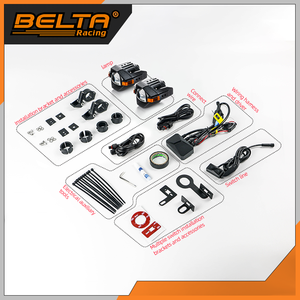 BELTA, alta calidad, venta al por mayor, alta potencia, 120W, luces antiniebla para motocicleta, haz Alto y Bajo, Kit de luces intermitentes para proyector de motocicleta - Product Image 4