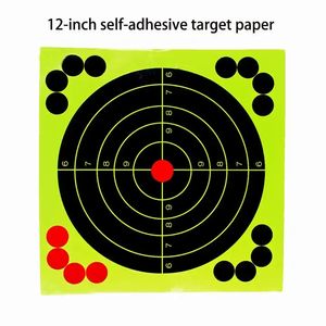 Piaoyu 12インチアーチェリーターゲットペーパーフェイスアーチェリーターゲットアローボウシューティングハンティング用 - Product Image 2