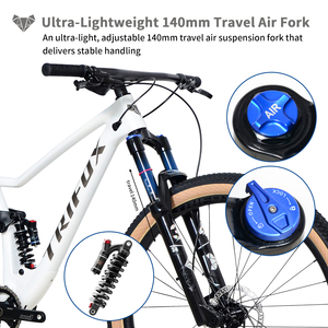 Bicicleta de Montaña con Cuadro de Fibra de Carbono, Suspensión Completa de Aire de 12 Velocidades, Neumáticos Gruesos de 29*2.25'', Todoterreno para Adultos - Product Image 4
