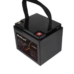 12.8V LiFePO4エネルギー貯蔵バッテリー50Ahリン酸鉄リチウムLiFePO4トロリー付き車リチウムバッテリー - Product Image 2