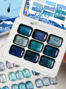 เจลทาเล็บแบบกระปุก 9 สี ยูวีเจลเนื้อแน่น สีสดชัด ติดทนนาน สำหรับตกแต่งเล็บแบบซาลอน - Product Image 2