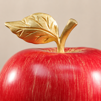 Ornement Pomme en Laiton – Décoration de Noël et Anniversaire, Cadeau, Centre de Table, Décoration de Bureau à Domicile – Vente en Gros