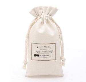 Sacs fourre-tout en toile personnalisés, doux et résistants, avec sacs à chaussures à cordon de serrage - Product Image 5