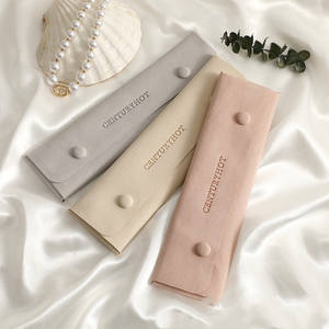 Bolsa de terciopelo reciclable respetuosa con el medio ambiente de diseño original 0 para regalo de joyería - Product Image 4