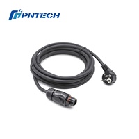 Câble d'extension pour micro-onduleur LY01 à insertion courbée 3*1.0/1.5/2.5mm² avec certification VDE pour système d'énergie solaire photovoltaïque