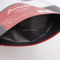 Sachet Doypack YSH en aluminium brillant avec fermeture éclair pour café, emballage souple laminé, prix usine, épaisseur 0,12 mm