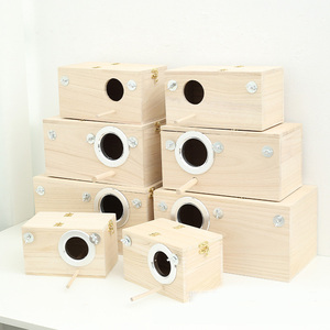 Gran oferta, jaula de cría de pájaros canarios, pequeña casa de pájaros grande y mediana con soporte Jaula Para <span class=keywords><strong>Aves</strong></span> para maderas - Product Image 2