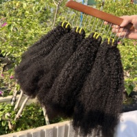 Lot de Cheveux Humains Afro Crépus Bouclés 12A 15A en Gros, 100% Cheveux Cambodgiens Bruts Non Traités Vierge 4A4B4C4D pour Tresses