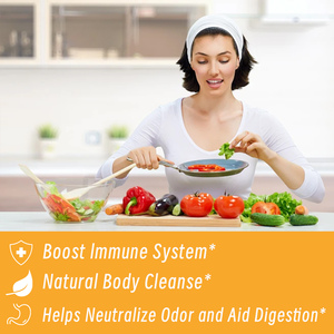 Gomitas de clorofila naturales de la mejor calidad, estimulan el sistema inmunológico, sabor a manzana verde, suplemento dietético de gomitas de vitamina C - Product Image 5