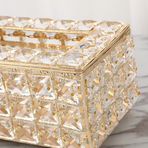 Siqi 1pc boîte à mouchoirs en cuir et bois de Style européen porte-serviettes nordique moderne créatif pour salon en Stock - Product Image 4