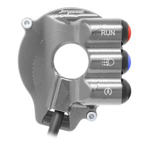 Couvercle de commande d'accélérateur avec interrupteur de guidon intégré pour Aprilia Dorsoduro (Titanium) - Product Image 4