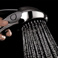 Pommeau de Douche Moderne Chromé Portable pour Personnes Handicapées, Femmes Enceintes, Personnes Âgées et Enfants - Remplacement Sûr en ABS Antidérapant