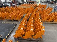 Coupleur hydraulique rapide haute résistance avancé pour excavatrice de 8 tonnes avec attache rapide et double verrouillage