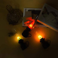 Décoration créative Bougeoir sans flamme Lampe Calcifer en plastique avec pile bouton