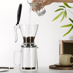 Filtre <span class=keywords><strong>à</strong></span> café portable en <span class=keywords><strong>verre</strong></span> borosilicate, filtre automatique, <span class=keywords><strong>cafetière</strong></span> <span class=keywords><strong>à</strong></span> froid pour la maison et le bureau - Product Image 5