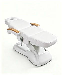 Table de massage esthétique, lit facial électrique inclinable, fauteuil de salon, lit de beauté pour extensions de cils avec pédale, lits de beauté - Product Image 6
