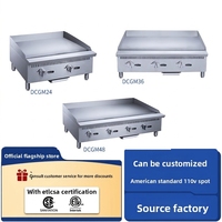 LIANGONG Fabrikası ABD/AB Standart Gazlı Izgara Modeli DCGM36 30000W CSA Sertifikalı Batı Mutfağı Otel Mutfak Ekipmanı